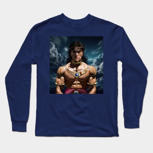 Realistic Broly base form Long Sleeve T-Shirt